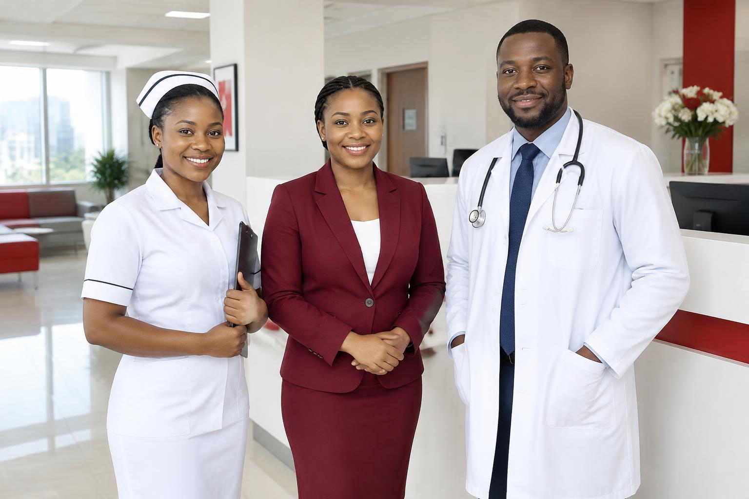 Illustrative photograph of Soteria’s clinical and reception teams
